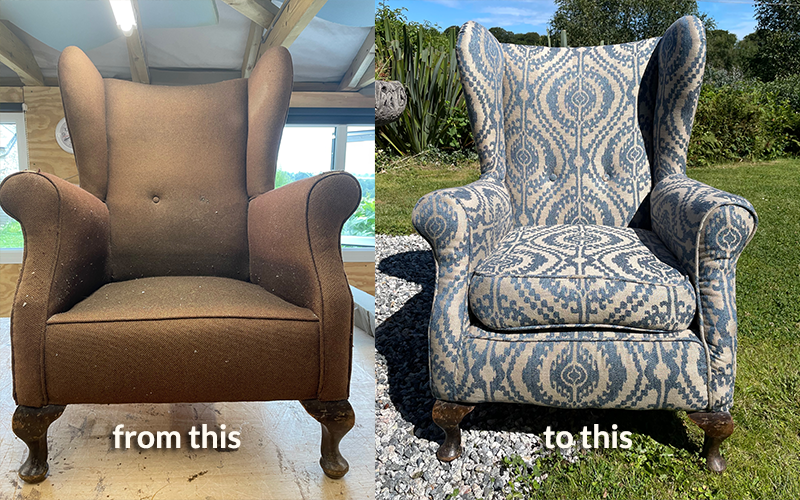 Furniture Upholstery service in Devon and Cornwall
